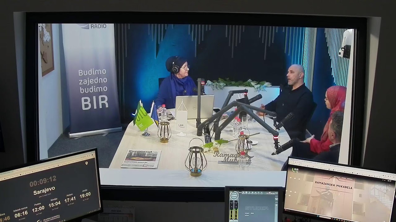 Sehurski program RTV BIR “Zapostimo zajedno” - Šejma Bešlić, Esad Bajić i Nedžad Bublin Čupo