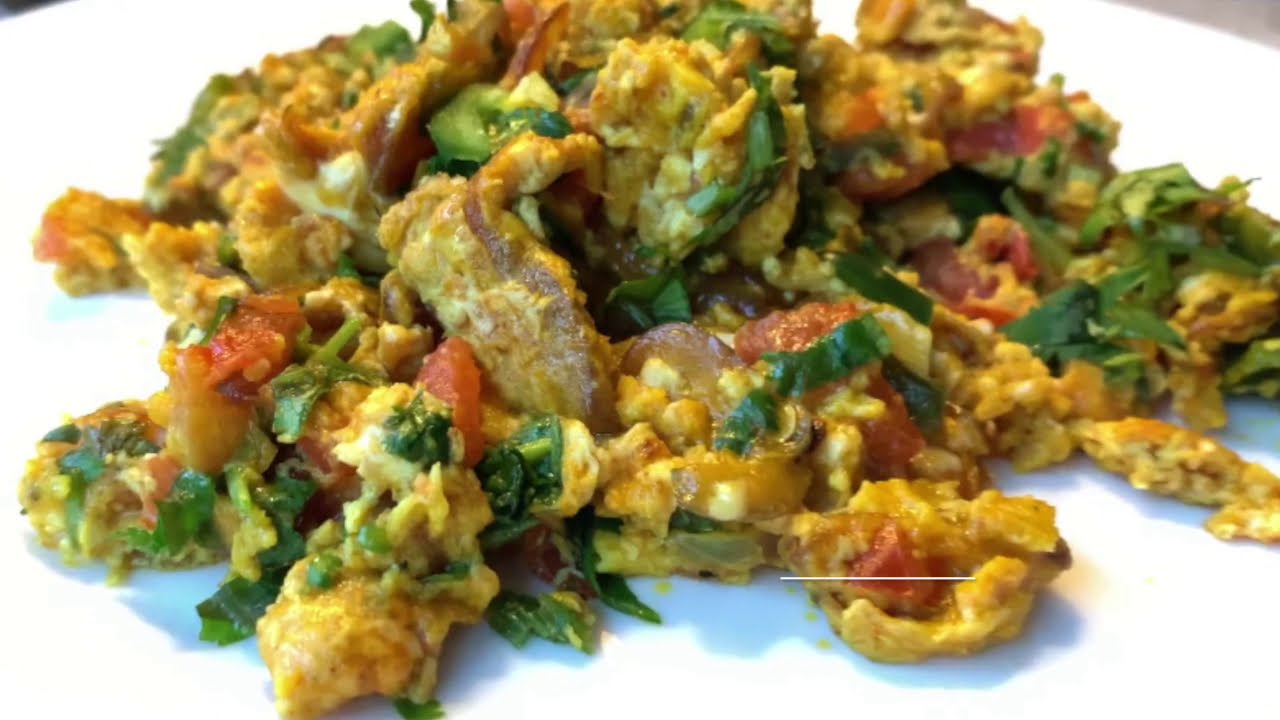 Khageena - Pakistani Scrambled Eggs - Breakfast Recipe!