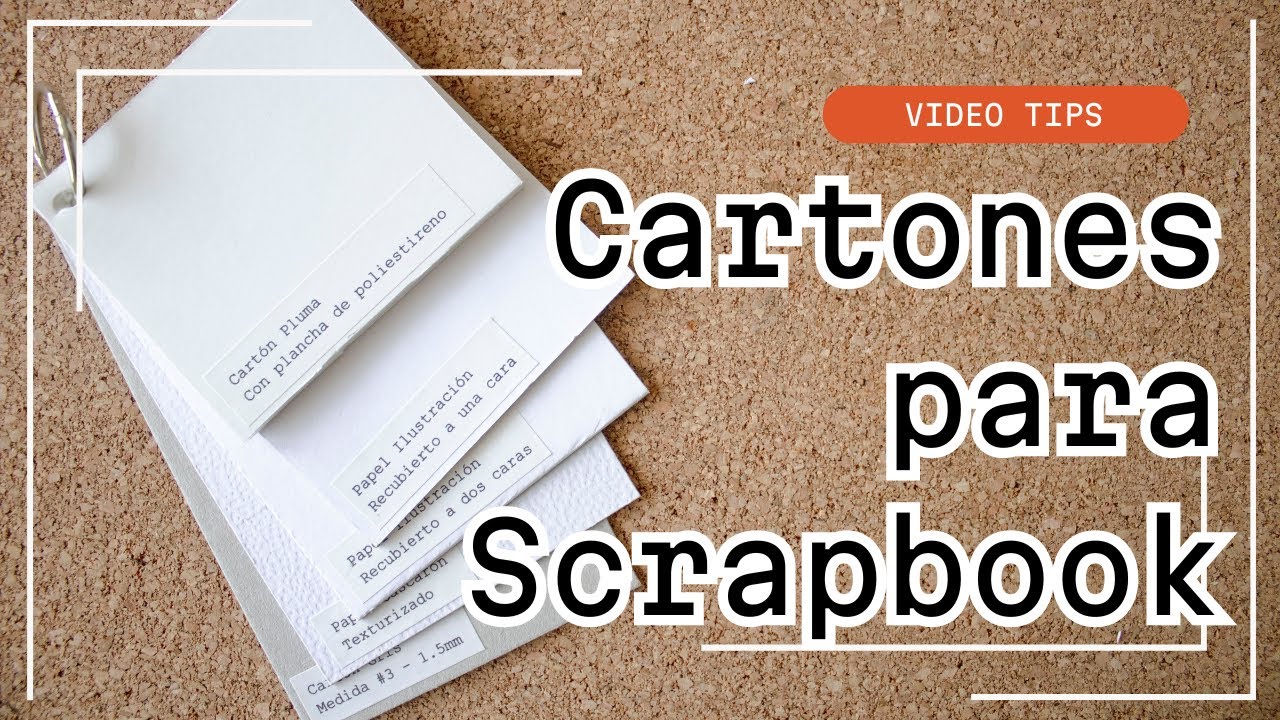 ⭐ CARTONES para PROYECTOS de SCRAPBOOK | Mis Cartones Favoritos