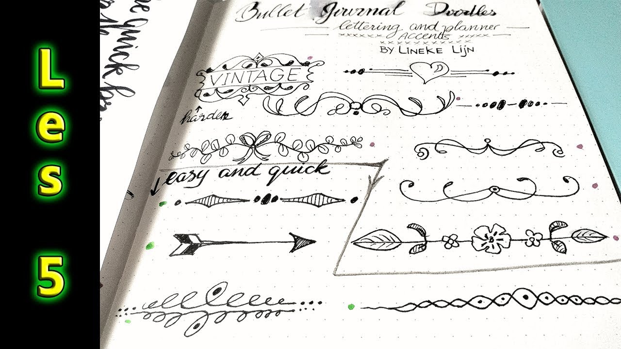 Handletteren voor beginners ornamenten