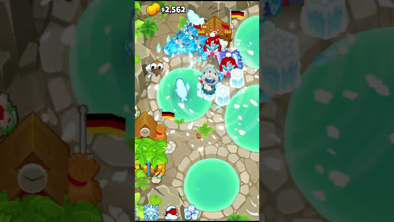 BTD6 Ice Monkey Run with Silas +Villages and Farms Part 9