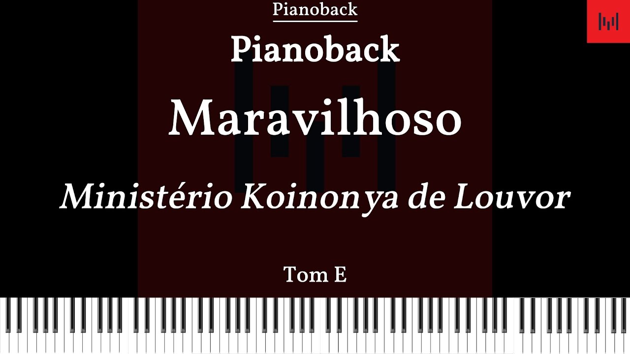 PLAYBACK Maravilhoso - Ministério Koinonya de Louvor TOM E LEGENDADO