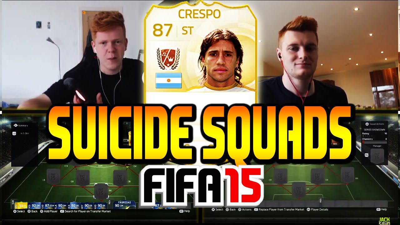 SUICIDE SQUADS FT. LEGEND CRESPO!!! W/ CAPGUNTOM!! - FIFA 15 ULTIMATE TEAM