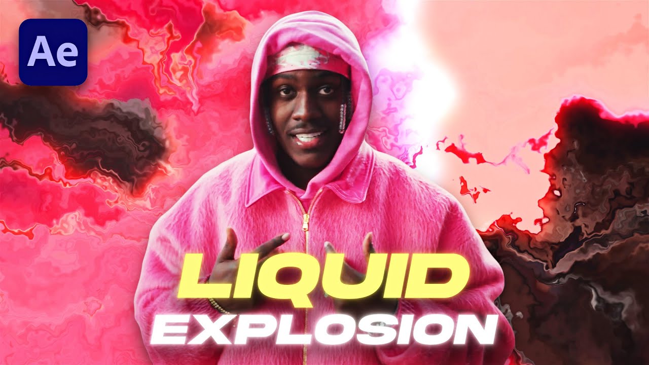 How to create LIQUID EXPLOSION EFFECTS (After Effects Tutorial)