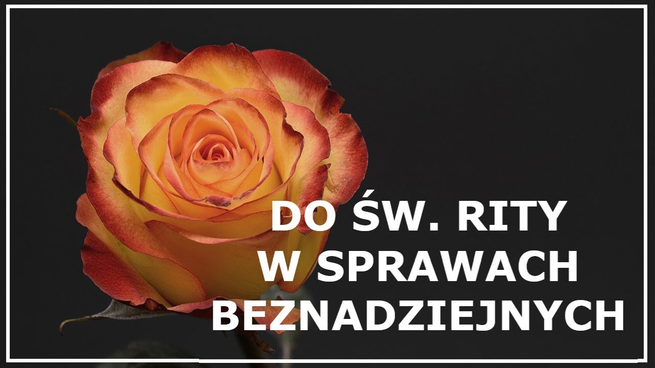 MODLITWA DO ŚW. RITY W SPRAWACH TRUDNYCH I BEZNADZIEJNYCH | Modlitwa w trudnych sytuacjach