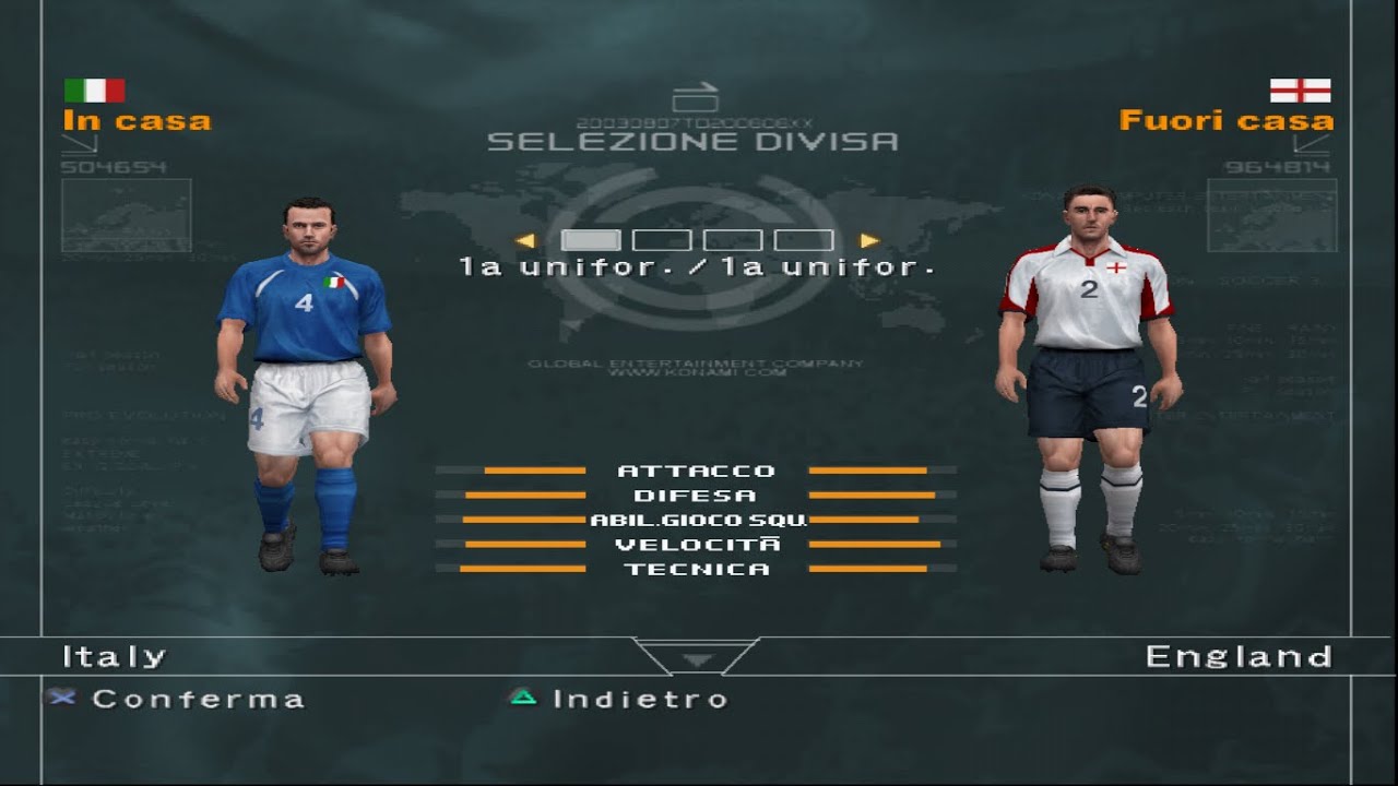 PES3 | ITALY - ENGLAND