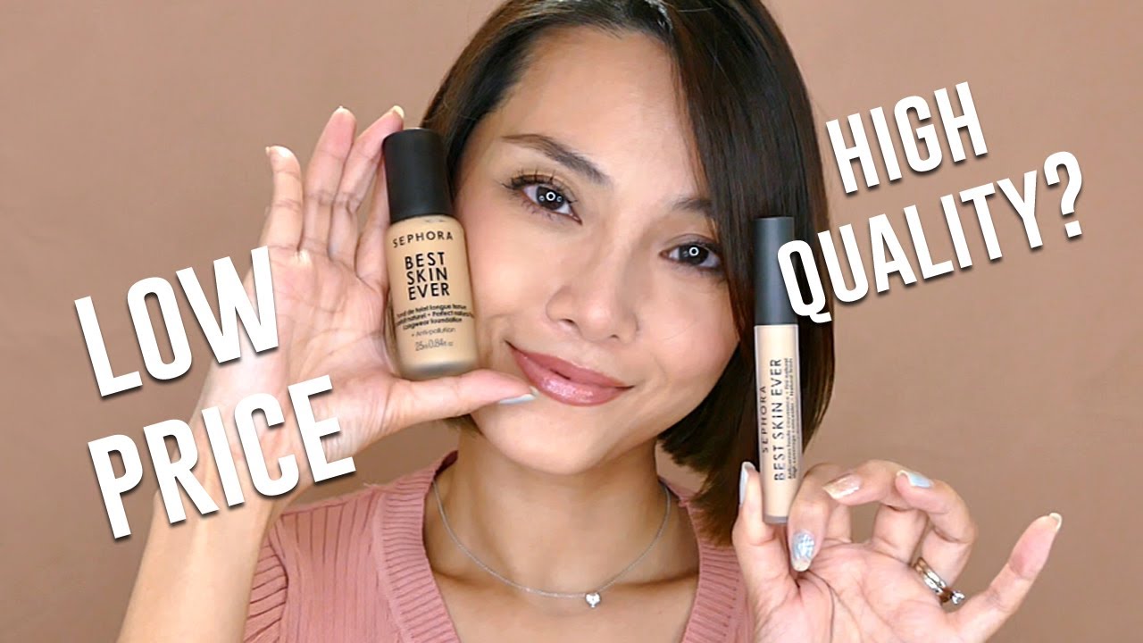 Обзор тональной основы и консилера SEPHORA COLLECTION Best Skin Ever (20N, T20 для комбинированно...