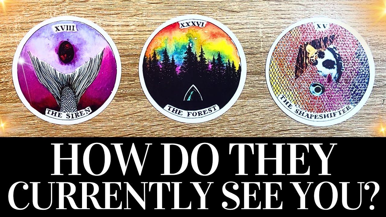 PICK A CARD 👀❤️ HOW DO THEY CURRENTLY SEE YOU? 🔮 WHAT THEY THINK OF YOU? ❤️ 👀 Love Tarot Reading 🔮