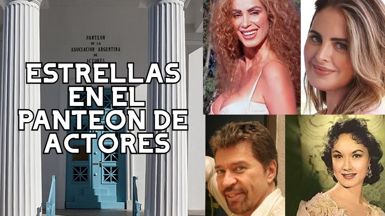 TUMBA BEATRIZ SALOMON SILVINA LUNA LOLITA TORRES OSVALDO GUIDI PANTEON DE ACTORES CHACARITA