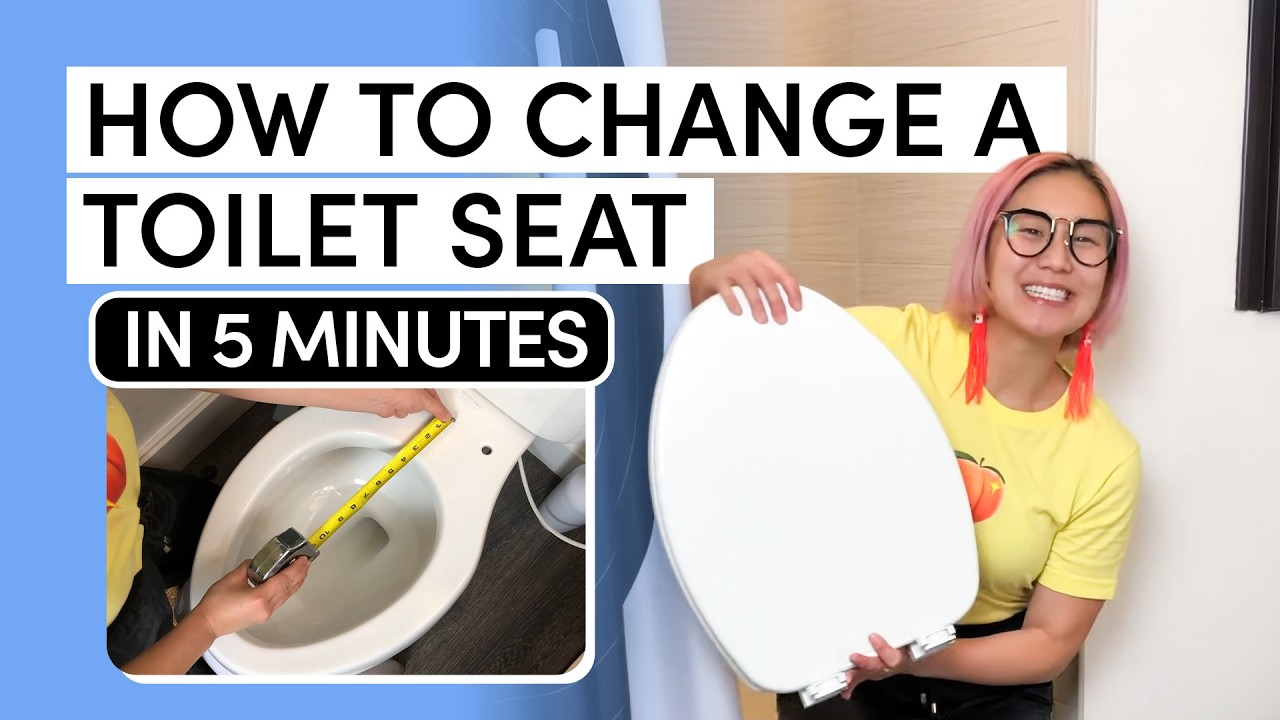 Как заменить сиденье унитаза менее чем за 5 минут (руководство)