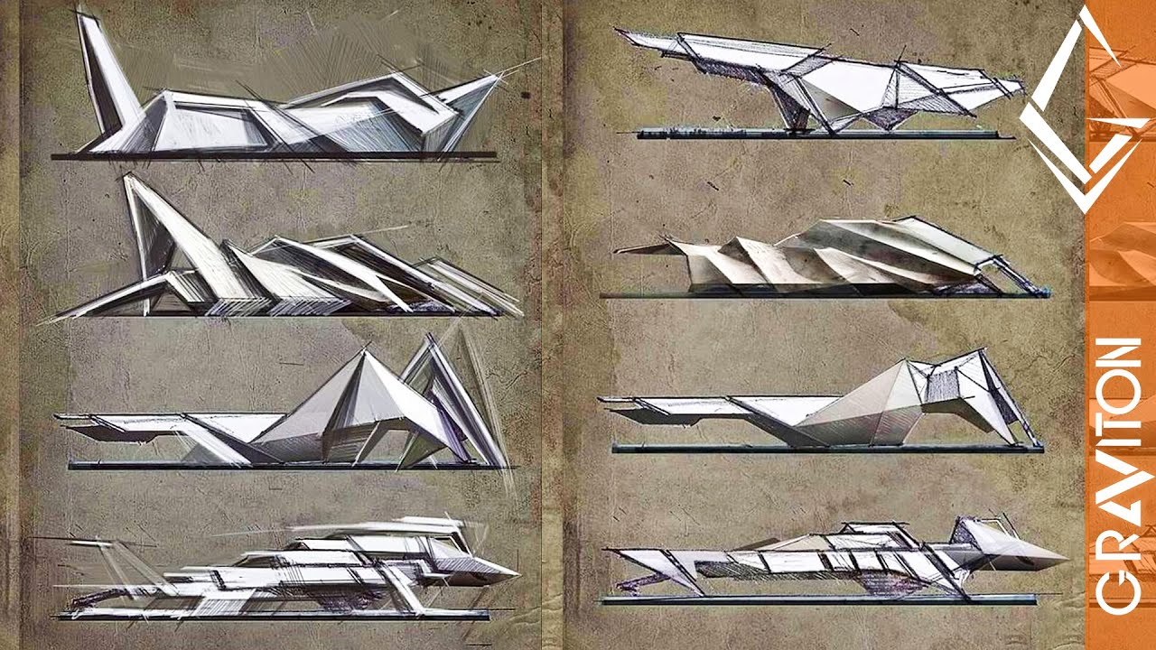 شرح لعملية تصميم واظهار مشروع معماري