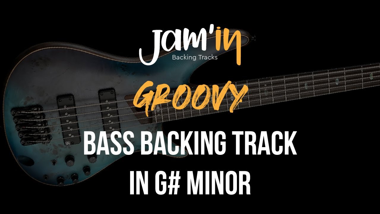 Groovy Bass Backing Track in G# Minor