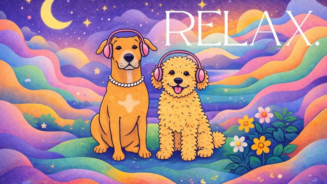 relax with us 🐶 — 1 Hour Lofi Chill Beats for Study, Sleep & Focus