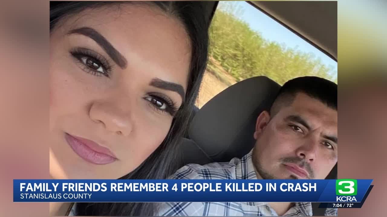 Family identifies victims of crash in Stanislaus County that left four dead, including two children