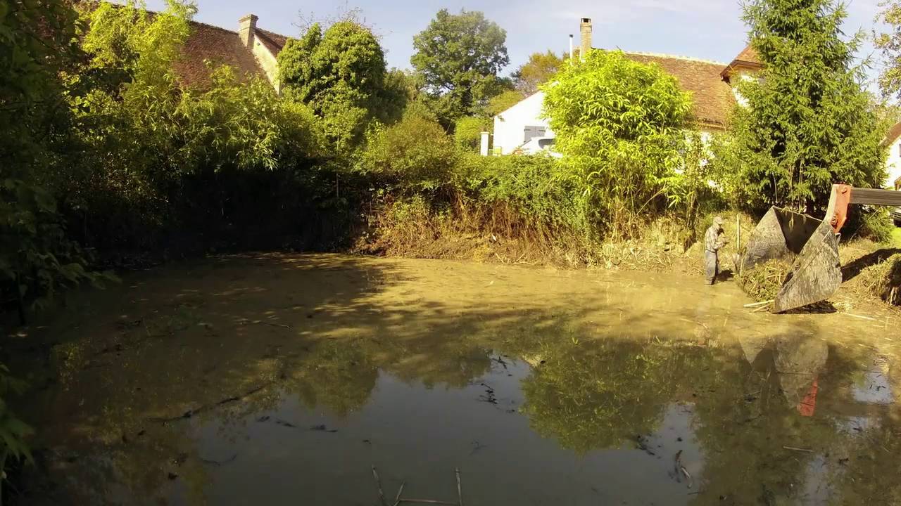 Restauration de la mare des Soupirons à Mezilles (Yonne)