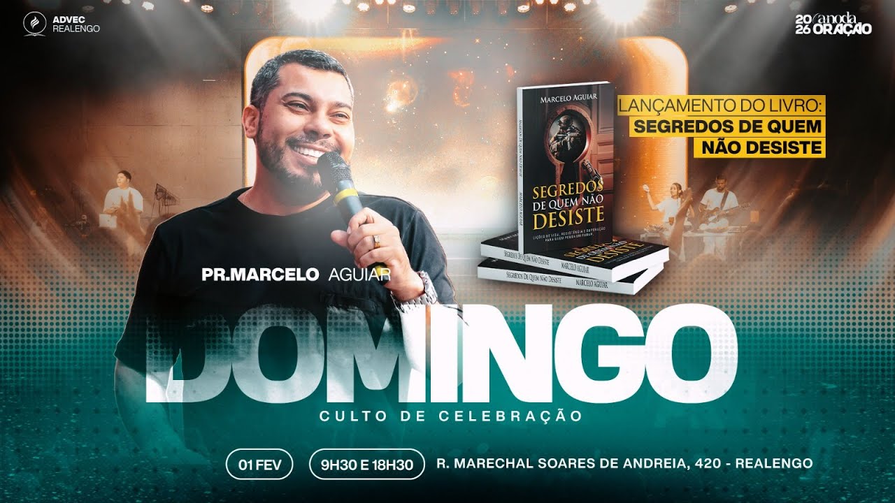 CULTO DE CELEBRAÇÃO | PR. MARCELO AGUIAR | 01/02/2026