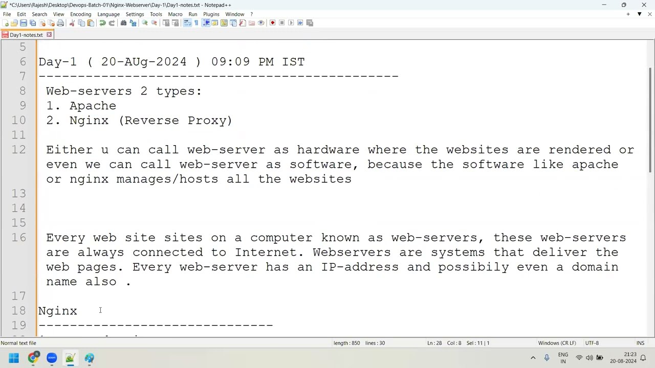 Nginx-Day-1|| Introduction to Nginx Web-Server || Nginx vs Apache || Installation on Ubuntu & Centos