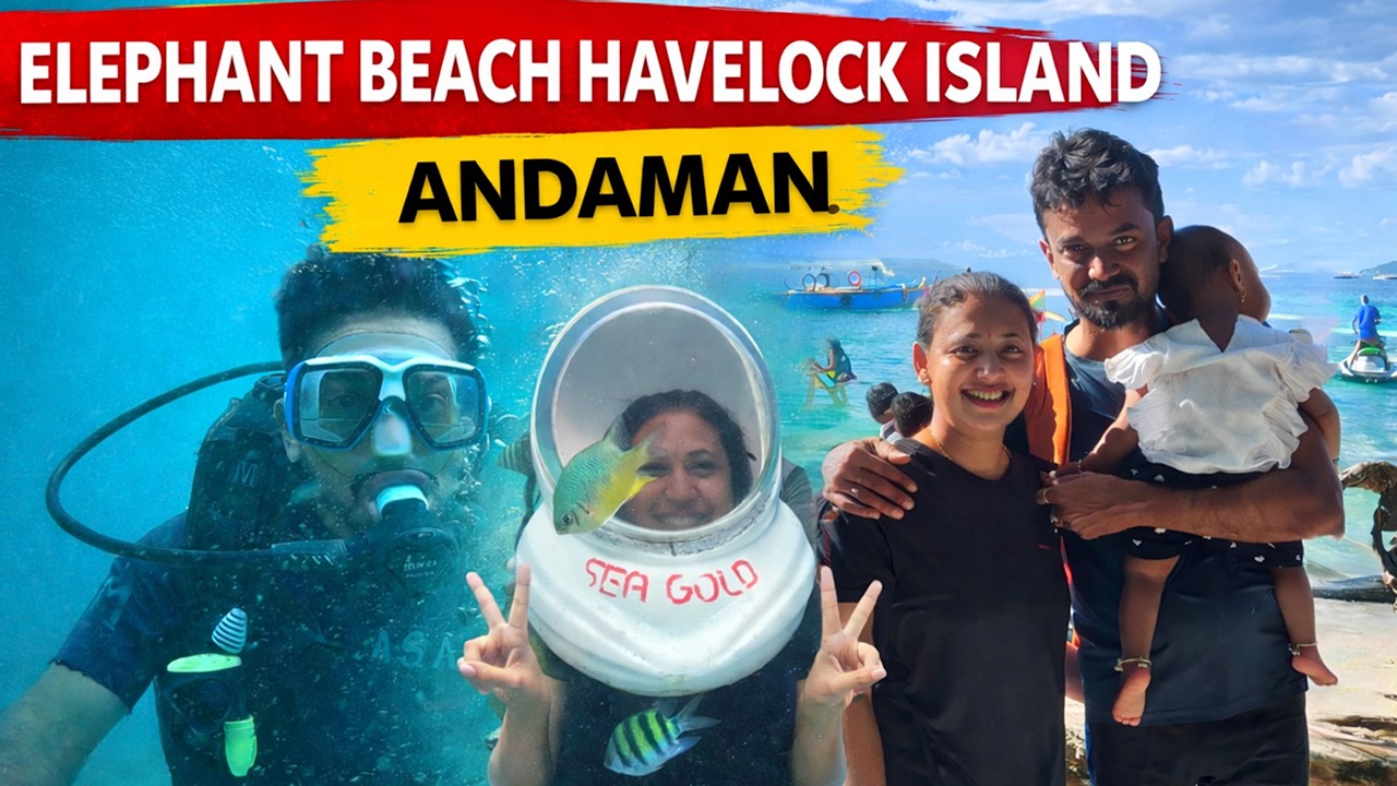 Elephant Beach Havelock Island | Best Snorkeling & Water Sports Spot in Andaman Island | Travel Vlog