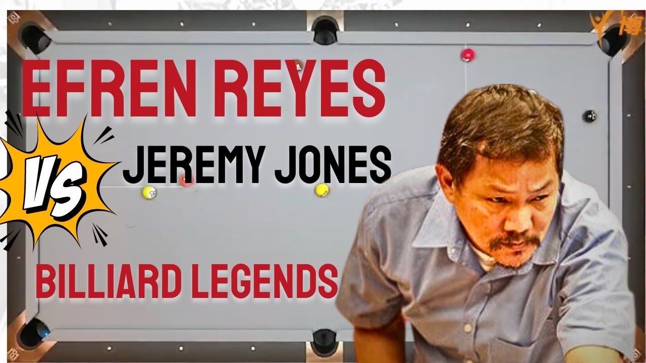 Efren Reyes vs Jeremy Jones | Full Game Highlights