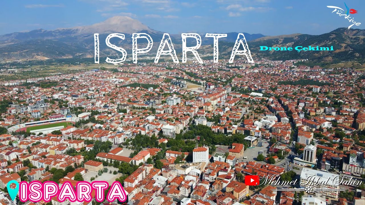 Isparta Şehir Merkezi - Havadan Drone Çekimi / 21.7.24