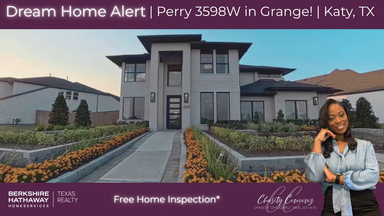Perry Homes | 3593W Floor Plan | 3,794 SF | 5 Bedrooms | KatyTX | Designer Kitchen & More