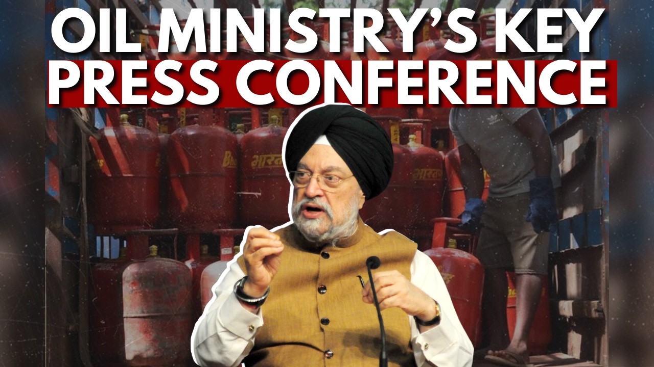 Watch Live: Oil Ministry Addresses India's LPG Crisis | Iran War Impact On Gas