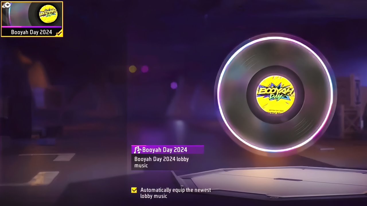 Booyah Day 2024 Lobby Music Free Fire Max