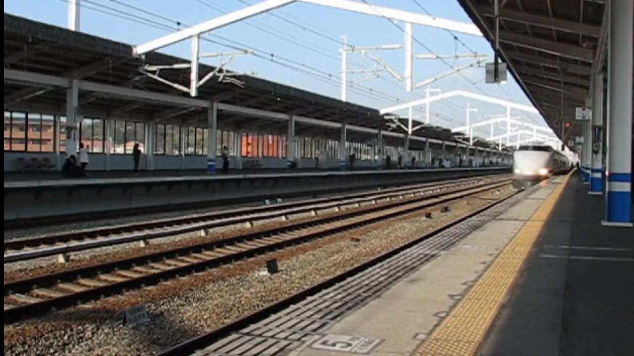 ５００系のぞみ　最後の通過