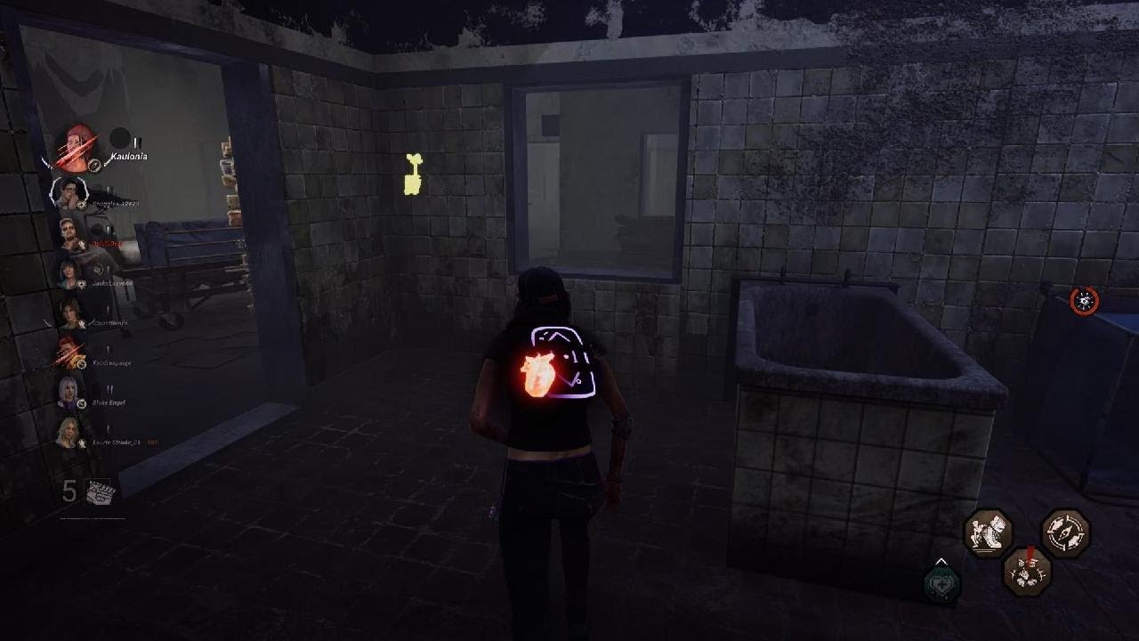 Dead by Daylight glitch Unsure what happened bot unhooked me I pulled away, got healed then broken