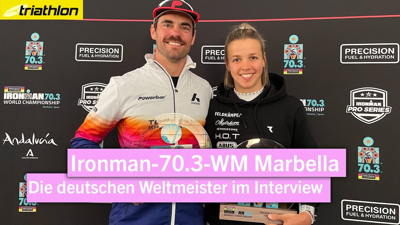 Larissa Jasper und Lars Wichert: Die deutschen Ironman-70.3-Weltmeister 2025 im Interview