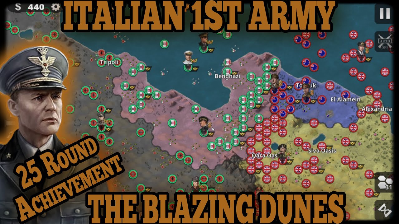 ITALIAN 1ST ARMY! Blazing Dunes