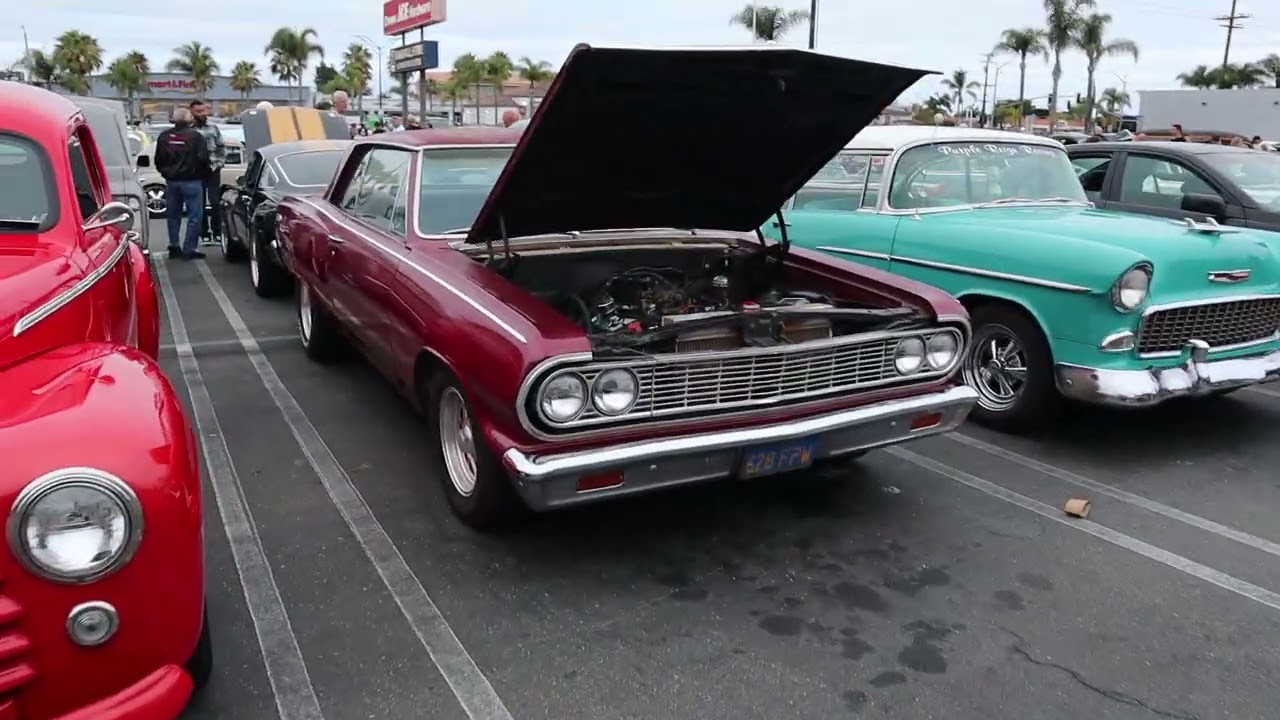 Classic Car Show Donut Derelicts Huntington Beach CA 7/26/2025