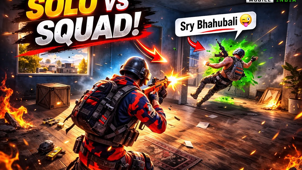 Solo vs Squad 🔥🔥and More