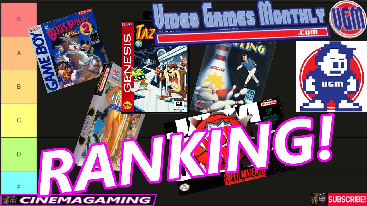 RANKING (5) VIDEO GAMES MONTHLY GAMES (JANUARY 2026)