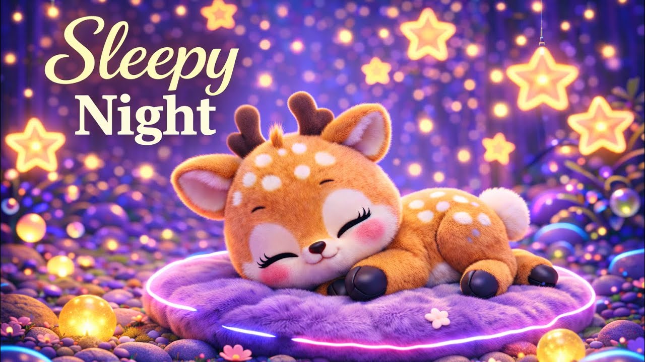 Let the night grow quiet and drift into a sleepy, peaceful rest. 🌙✨