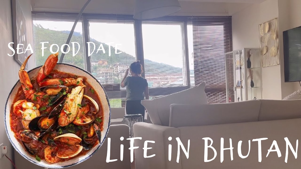 BACK TO BHUTAN ! DEEP CLEANING + BEST SEA 🥘 FOOD IN THIMPHU |VLOGGER
