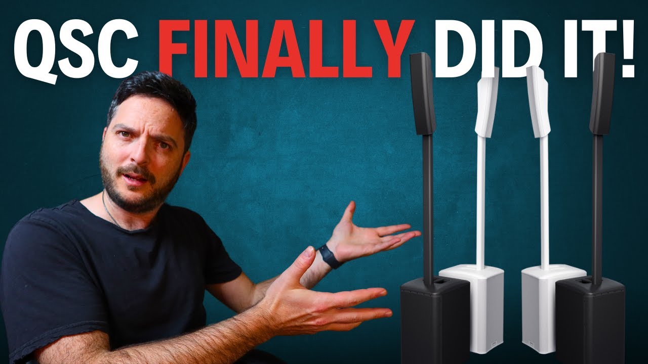 NEW Column Speaker: QSC KC12 First Look + Sound Test