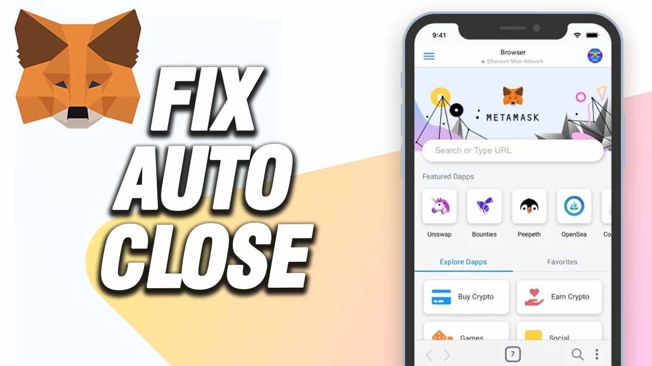 How To MetaMask App Auto Close | Working