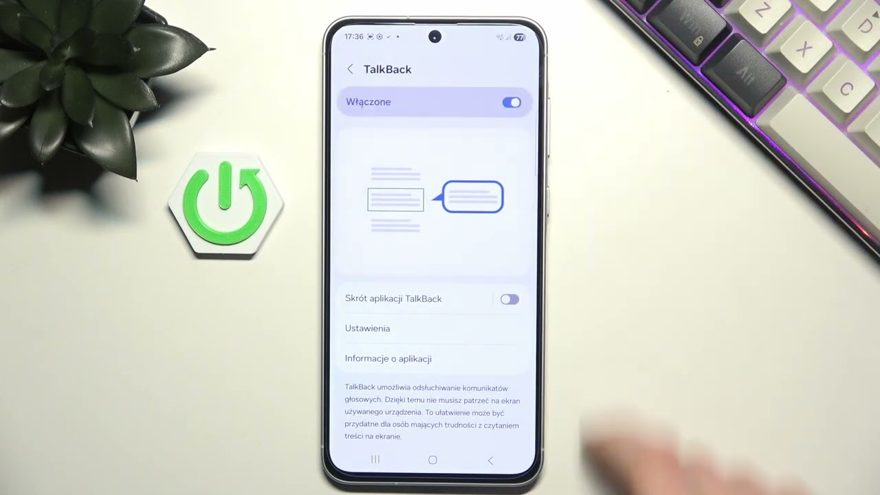 Samsung Galaxy A56 5G - How to Enable TalkBack | Ułatwienia Dostępu