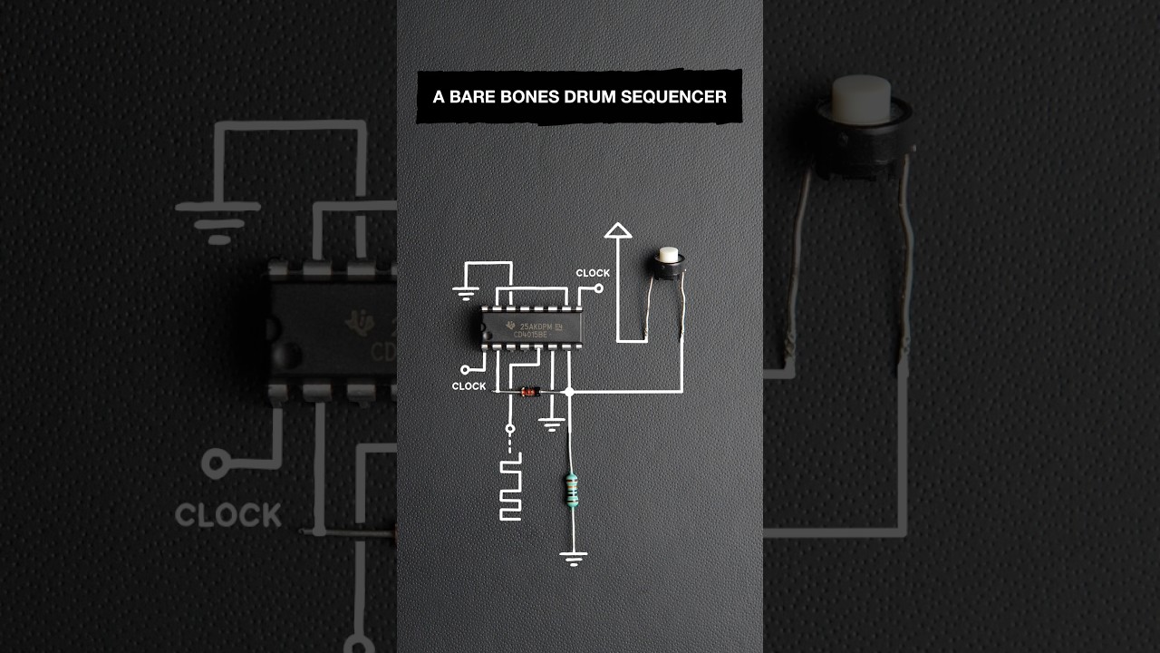 Super simple drum sequencer (4 parts)