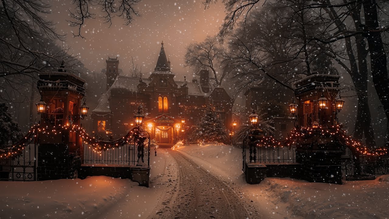 Quiet Night at a Victorian Gothic Manor | Nostalgic Dark Academia Ambience | For Deep Thinking