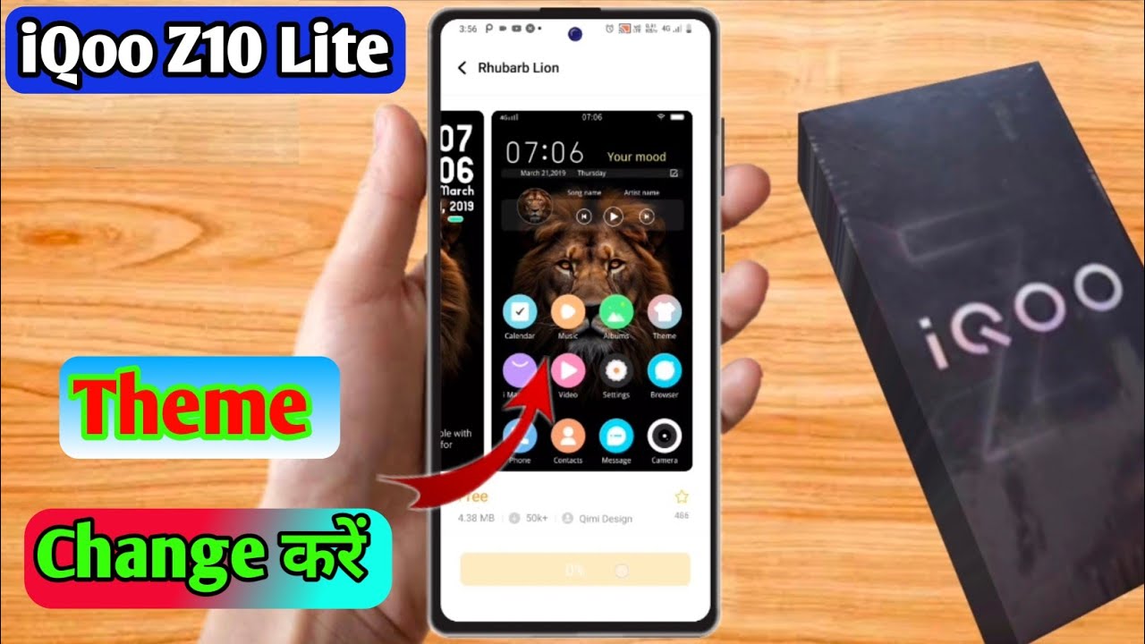 how to change theme in iqoo z10 lite, iqoo z10 lite theme download kaise kare