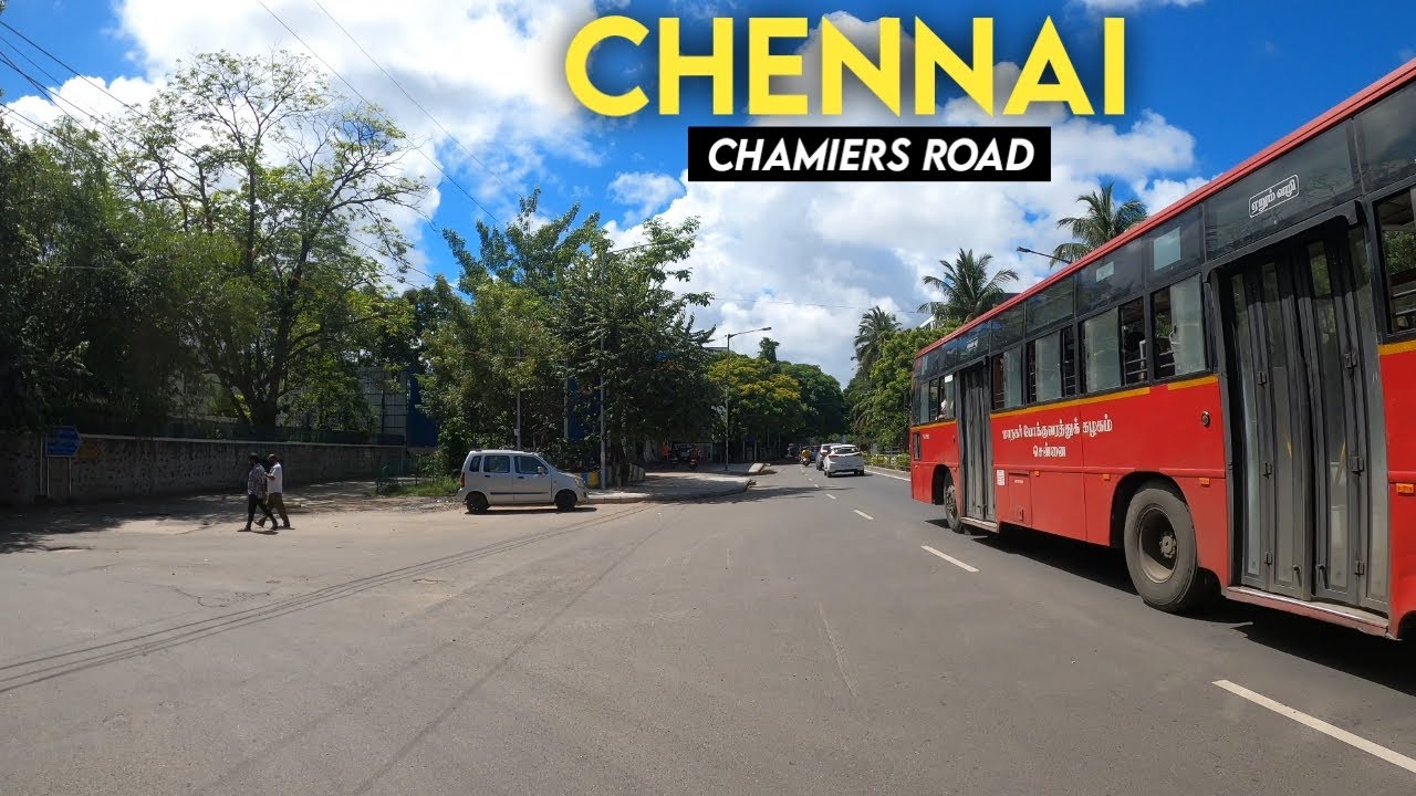 Chennai 4K | Chamiers Road | Nandhanam | R A Puram | Mandaveli