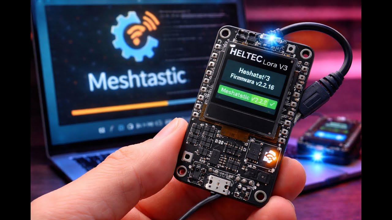 Обновление прошивки Meshtastic 2.7.15 – новый пользовательский интерфейс на Heltec V3