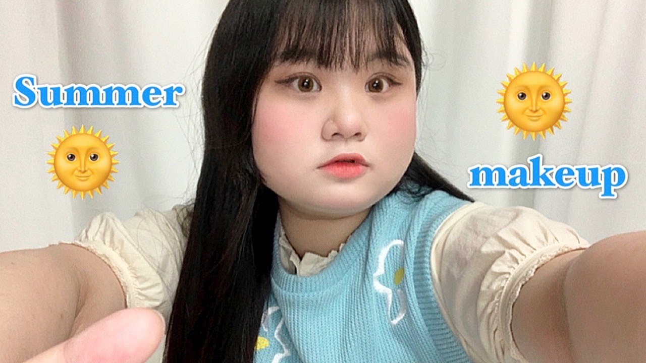 🏖초간단 데일리 여름 메이크업〰️🏖 | (요즘 근황은?🐬) | (화알못 화장법🌞) | (모공 커버🍀) | (minasang)