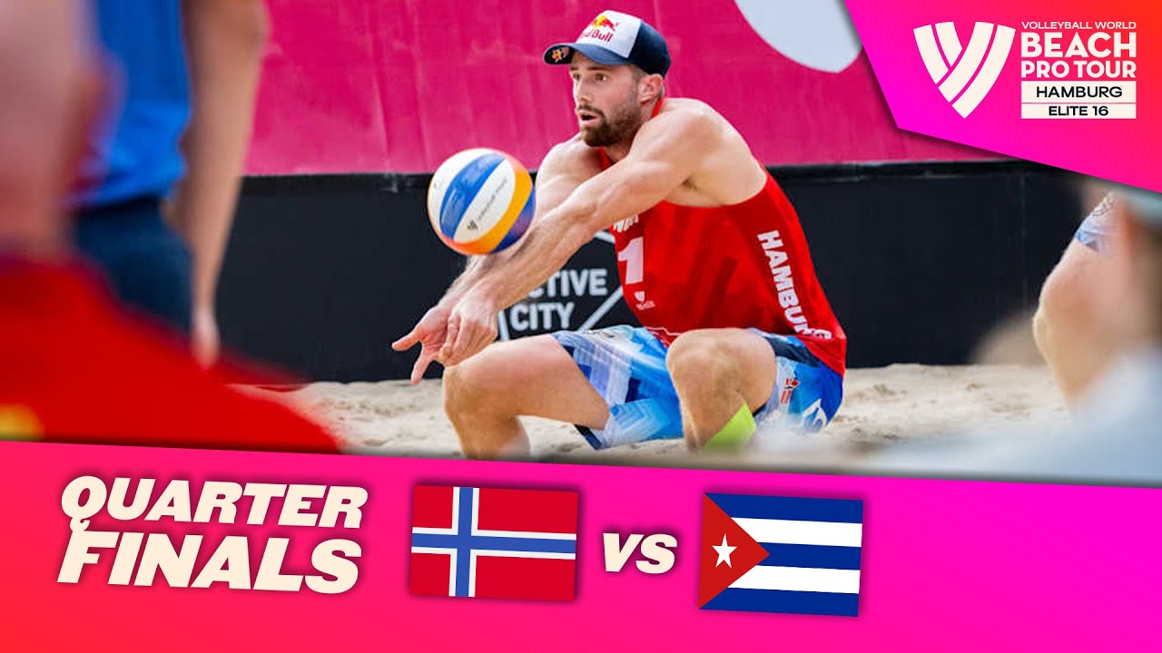 Mol, A./Sørum, C. vs. Alayo/Diaz - Quarter Final Highlights | Hamburg 2025 #BeachProTour