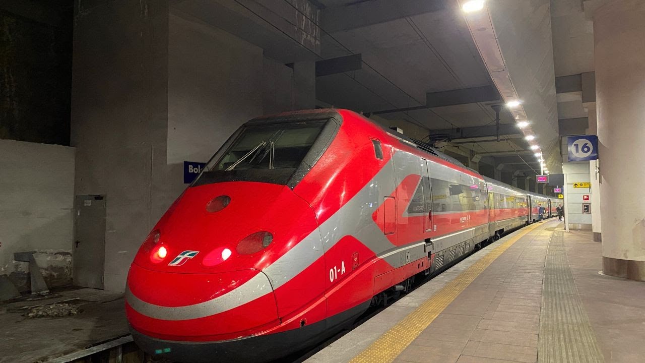 FRECCIAROSSA, FRECCIAROSSA 1000 & ITALO alla stazione di BOLOGNA CENTRALE AV SOTTERRANEA