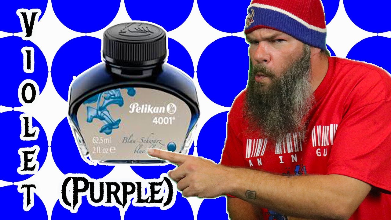 Pelikan  4001  Violet Fountain Pen Ink #fountainpenink #fountainpens