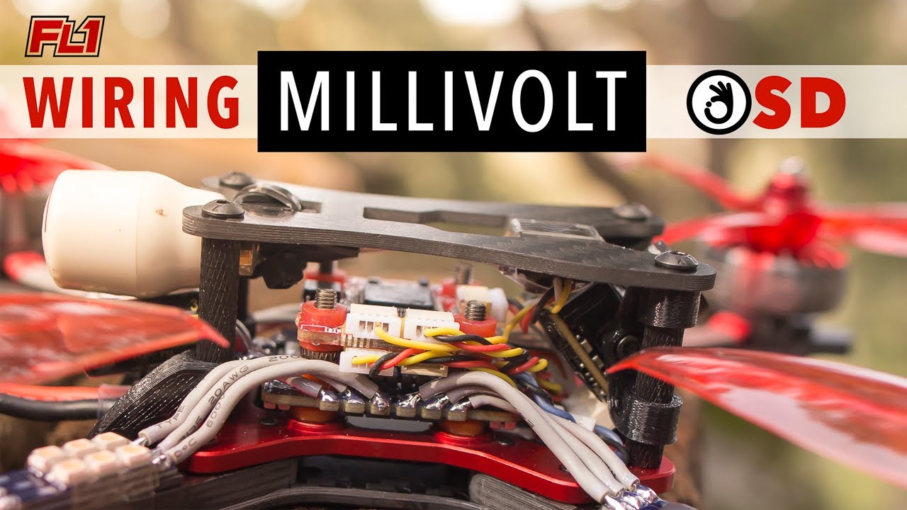 FlightOne MilliVoltOSD Wiring Tips