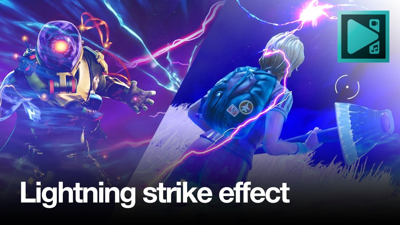 How to create a realistic lightning effect for gaming montage in VSDC Pro